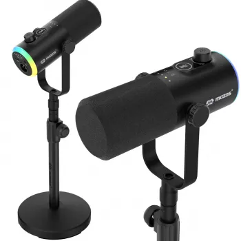 Mozos GM-ONE Microfono USB XLR RGB LED nero
