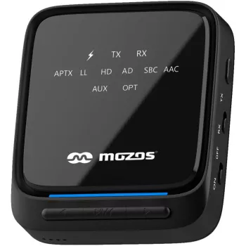 MOZOS B3 Trasmettitore e ricevitore Bluetooth 5.0 aptX HD con Optical/AUX