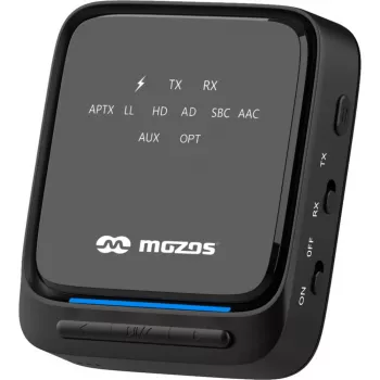 MOZOS B3 Trasmettitore e ricevitore Bluetooth 5.0 aptX HD con Optical/AUX