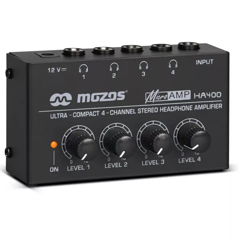 MOZOS HA400 Amplificatore stereo per cuffie a 4 canali