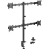 MOZOS MS04 Supporto da tavolo VESA per 4 monitor 17-32 pollici nero