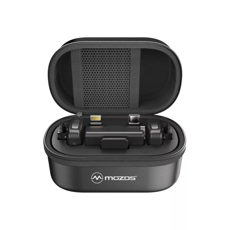 MOZOS MX4-DUAL Sistema microfonico wireless duale 2.4 GHz per smartphone