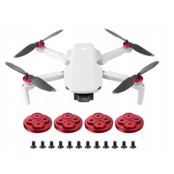 SUNNYLIFE 4x Protezione motori per DJI Mavic Mini - Nero plastica ABS snap-on antipolvere antigraffio