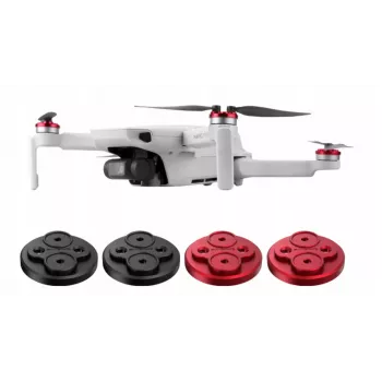 SUNNYLIFE 4x Protezione motori per DJI Mavic Mini - Nero plastica ABS snap-on antipolvere antigraffio