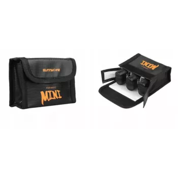 SUNNYLIFE Custodia di sicurezza ignifuga per batteria DJI Mavic Mini / Mini 2 / Mini SE - Contiene 3 batterie