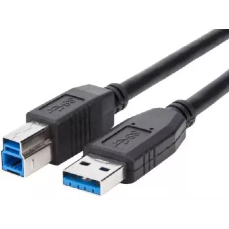 Brackton Cavo USB 3.0 Type-A a Type-B 5Gbps 1m nero