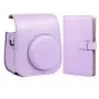 LOVEINSTANT set custodia 2-in-1 per Fuji Instax Mini 11 + album lilla