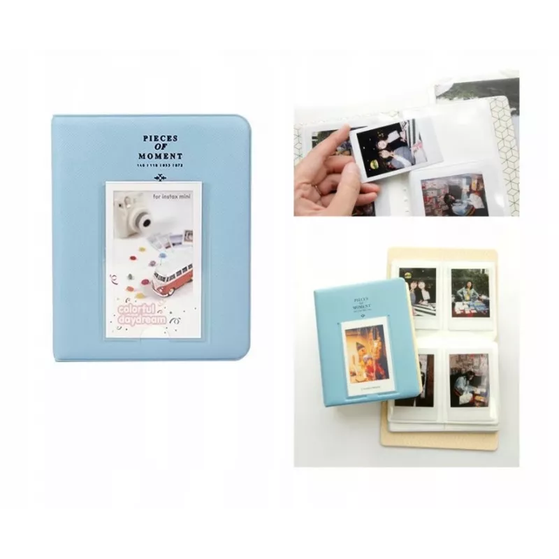 LOVEINSTANT set accessori fotocamera 8-in-1 per Fujifilm Instax Mini 11 - blu