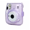 LOVEINSTANT custodia protettiva per Fujifilm Instax Mini 11 - lilla glitterato trasparente