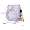 LOVEINSTANT custodia protettiva per Fujifilm Instax Mini 11 - pink trasparente con glitter