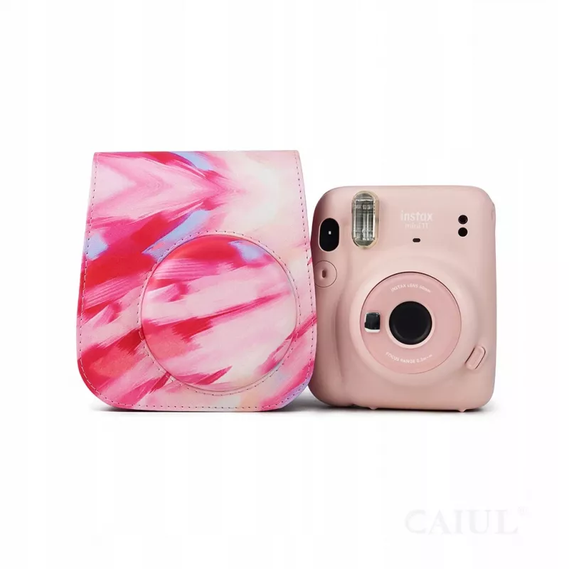 LOVEINSTANT custodia borsa per Fujifilm Instax Mini 11 - motivo Brush Strokes