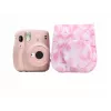 LOVEINSTANT custodia protettiva per Fujifilm Instax Mini 11 - Watercolor Pink Blurs