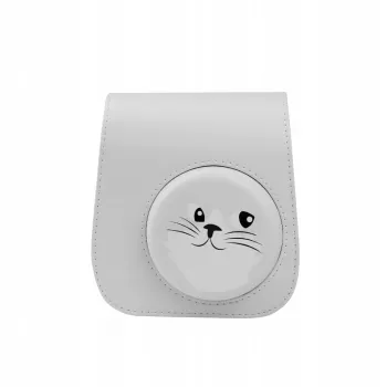 LOVEINSTANT custodia protettiva per Fujifilm Instax Mini 11 - design gatto carino, grigio