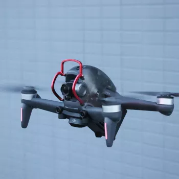 SUNNYLIFE Protezione in metallo per fotocamera gimbal per drone DJI FPV Combo - nero