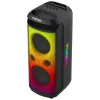 TONSIL Party Dance 1600 diffusore Bluetooth portatile per feste con luci LED, karaoke, 1600W PMPO, 80W RMS, woofer 10 pollici, TWS, radio FM, microfono e telecomando