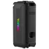 TONSIL Party Dance 1600 diffusore Bluetooth portatile per feste con luci LED, karaoke, 1600W PMPO, 80W RMS, woofer 10 pollici, TWS, radio FM, microfono e telecomando