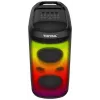 TONSIL Party Dance 1600 diffusore Bluetooth portatile per feste con luci LED, karaoke, 1600W PMPO, 80W RMS, woofer 10 pollici, TWS, radio FM, microfono e telecomando