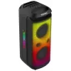 TONSIL Party Dance 1600 diffusore Bluetooth portatile per feste con luci LED, karaoke, 1600W PMPO, 80W RMS, woofer 10 pollici, TWS, radio FM, microfono e telecomando