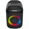 Tonsil Party Dance 800 diffusore Bluetooth portatile per feste con karaoke, LED disco, 80 W RMS, 2 woofer da 8 pollici, nero