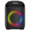 Tonsil Party Dance 800 diffusore Bluetooth portatile per feste con karaoke, LED disco, 80 W RMS, 2 woofer da 8 pollici, nero