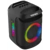 Tonsil Party Dance 800 diffusore Bluetooth portatile per feste con karaoke, LED disco, 80 W RMS, 2 woofer da 8 pollici, nero