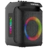 Tonsil Party Dance 800 diffusore Bluetooth portatile per feste con karaoke, LED disco, 80 W RMS, 2 woofer da 8 pollici, nero