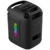 Tonsil Party Dance 800 diffusore Bluetooth portatile per feste con karaoke, LED disco, 80 W RMS, 2 woofer da 8 pollici, nero