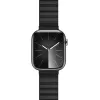 Crong Eclipse cinturino magnetico in pelle vera per Apple Watch 44/45/46/49 mm (nero)