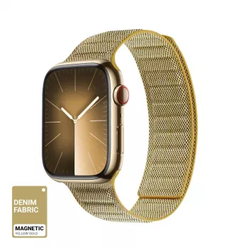 Crong Melange cinturino magnetico per Apple Watch 38/40/41/42 mm (giallo melange)
