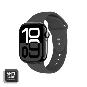 Crong cinturino in silicone liquido per Apple Watch 44/45/46/49 mm - grafite