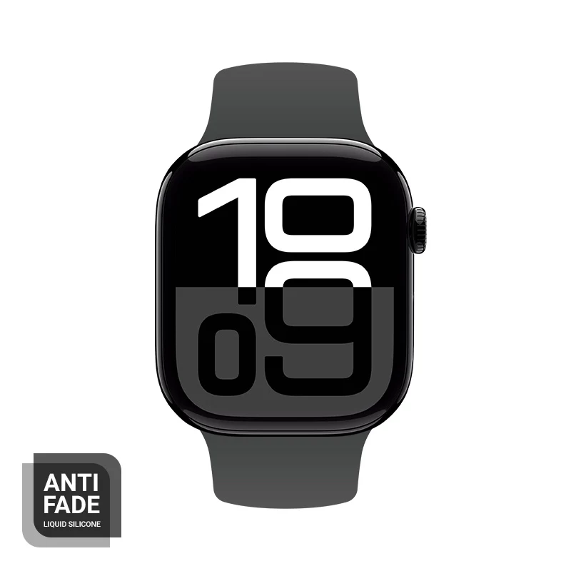 Crong cinturino in silicone liquido per Apple Watch 44/45/46/49 mm - grafite