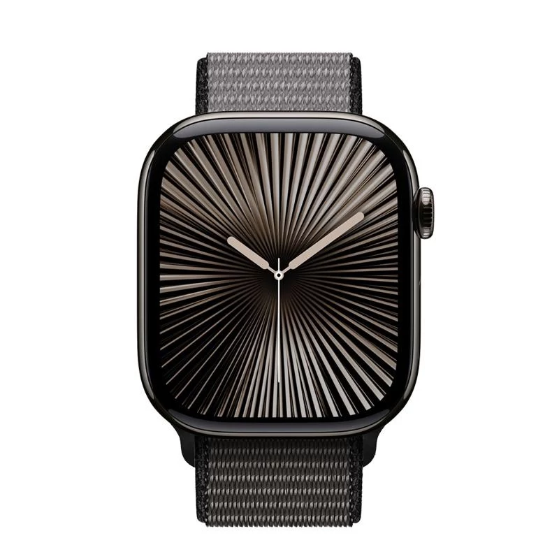 Crong Nylon Sport Loop per Apple Watch 44/45/46/49 mm (Night Grey)