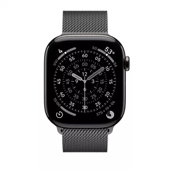 Crong Milano Steel - cinturino in acciaio inox per Apple Watch 38/40/41/42 mm (Graphite)