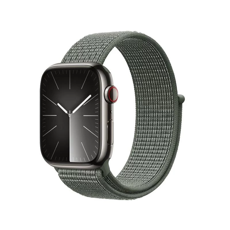 Crong Nylon Sport Band per Apple Watch 38/40/41/42 mm (Military Green)