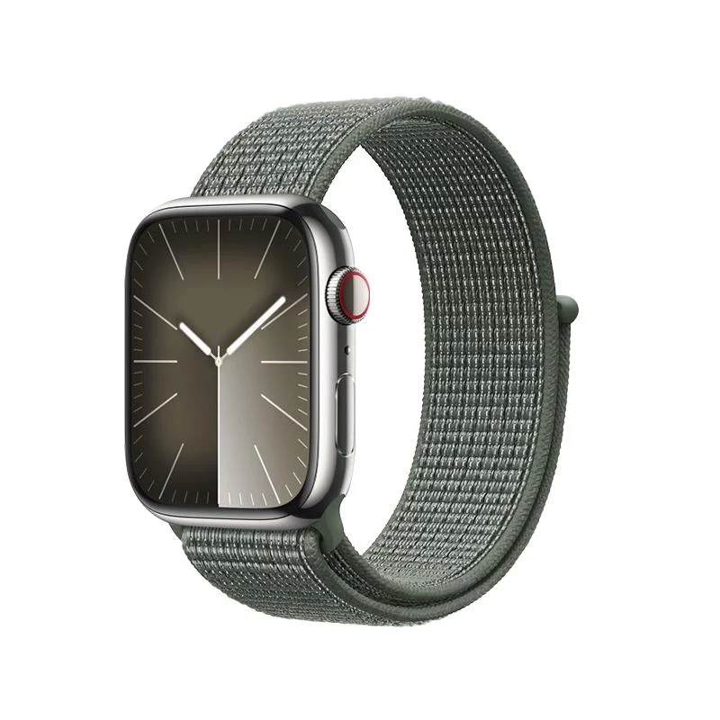 Crong Nylon Sport Band per Apple Watch 38/40/41/42 mm (Military Green)