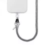 Crong Phone Crossbody Lanyard con catena argento - cinturino universale per smartphone