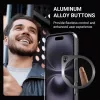 Crong Clear MAG Pro Case per Apple iPhone 16, MagSafe, nero