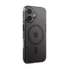 Crong Clear MAG Pro Case per Apple iPhone 16, MagSafe, nero