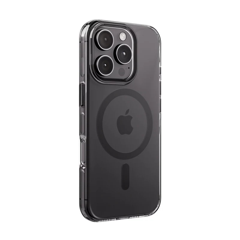 Crong Clear MAG Pro Case per iPhone 16 Pro MagSafe (nero)
