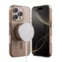 Crong Clear MAG Pro Case per iPhone 16 Pro Max, MagSafe, Desert