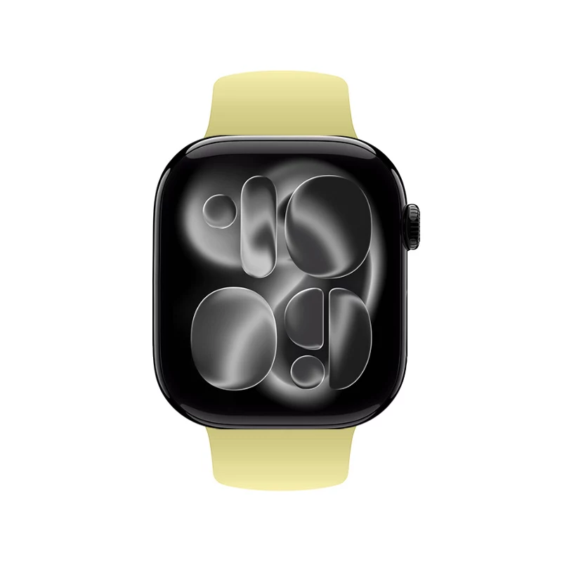 Crong Liquid - cinturino per Apple Watch 38/40/41/42 mm (giallo paglierino)