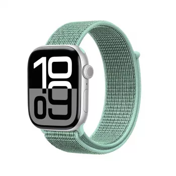 Crong Nylon Sport Loop per Apple Watch 38/40/41/42 mm verde