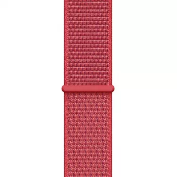 Crong Nylon Sport Loop per Apple Watch 38/40/41/42 mm rosso