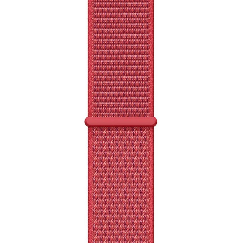 Crong Nylon Sport Loop per Apple Watch 38/40/41/42 mm rosso