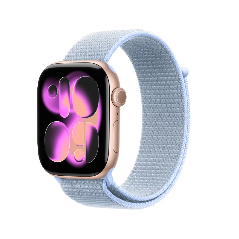 Crong Nylon cinturino per Apple Watch 38/40/41/42 mm blu
