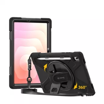 Crong Defender Plus Case per Samsung Galaxy Tab S11 11 pollici - nero