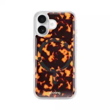 Crong Deluxe MAG Cover - cover per iPhone 17 MagSafe (Tortoise)