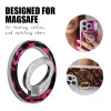 Crong Deluxe RING Holder - anello magnetico per telefono MagSafe (Pink Tortoise)