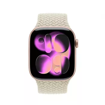 Crong Wave Band cinturino in nylon intrecciato per Apple Watch 38/40/41/42 mm (beige)