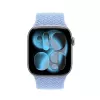 Crong Wave Band Solo Loop in nylon intrecciato per Apple Watch 38/40/41/42 mm blu